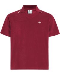 adidas - X Wales Bonner Cotton-Blend Collared T-Shirt - Lyst