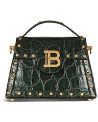 Balmain - Leather B-buzz Dynasty Top-handle Bag - Lyst