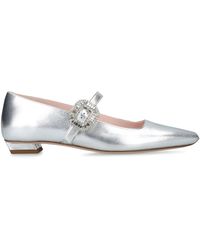 Roger Vivier - Leather Belle Vivier Mary Janes - Lyst