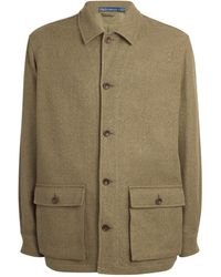 Polo Ralph Lauren - Silk-Linen-Cotton Utility Jacket - Lyst