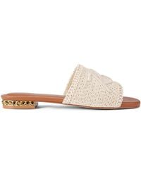 Kurt Geiger - Woven Logo Sandals - Lyst