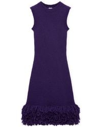 Loewe - Wool-Blend Mini Dress - Lyst