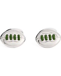 Babette Wasserman - Thread-Detail American Football Cufflinks - Lyst
