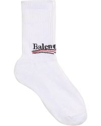 Balenciaga - Logo Tennis Socks - Lyst