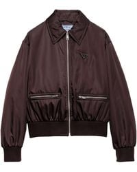 Prada - Re-Nylon Blouson Bomber Jacket - Lyst