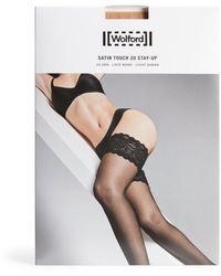 Wolford - Satin Touch 20 Stay Up Thigh Highs - Lyst