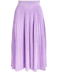 Valentino - Organic Cotton-Blend Fuerteventura Midi Skirt - Lyst
