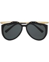 Saint Laurent - Amelia Aviator Sunglasses - Lyst