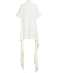Alaïa - High-Low Hem Cady Top - Lyst