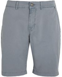 7 For All Mankind - Stretch-cotton Chino Shorts - Lyst