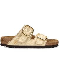 Birkenstock - Raffia Arizona Sandals - Lyst