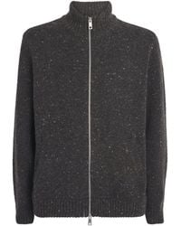 Samsøe & Samsøe - Wool-Blend Sanate Zip-Up Cardigan - Lyst