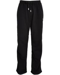 Off-White c/o Virgil Abloh - Cotton Embroidered-diagonals Sweatpants - Lyst