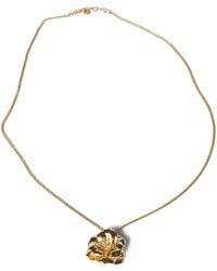 Miu Miu - Flower Pendant Necklace - Lyst