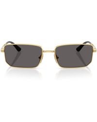 Vogue - Metal Rectangular Sunglasses - Lyst