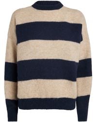 Weekend by Maxmara - Stripe Crew-Neck Sweater - Lyst