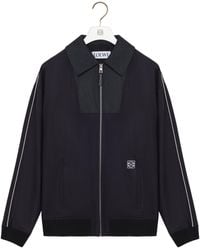 Loewe - Wool-Blend Track Jacket - Lyst