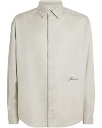 Jacquemus - Cotton '50S Logo Simon Shirt - Lyst