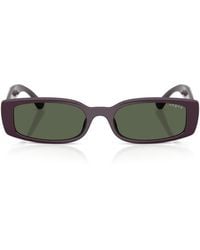 Vogue - Propionate Rectangular Sunglasses - Lyst