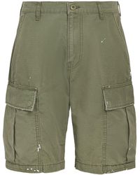 CHERRY LA - Cotton Paint Splatter Cargo Shorts - Lyst