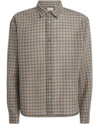 FRAME - Virgin Wool Check Shirt - Lyst