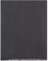 Tom Ford - Cashmere-Silk Logo Scarf - Lyst