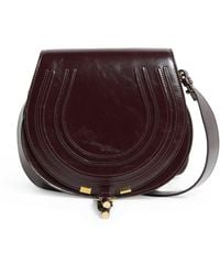 Chloé - Small Leather Marcie Saddle Bag - Lyst
