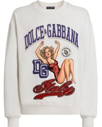 Dolce & Gabbana - Sweatshirt With Patch - Lyst