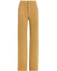 Barrie - Cashmere-Wool Straight Trousers - Lyst