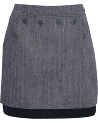 Claudie Pierlot - Wool-Blend Tweed Mini Skirt - Lyst