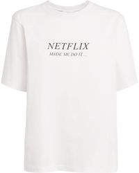 Victoria Beckham - Organic Cotton Slogan T-Shirt - Lyst