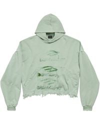 Balenciaga - Diy Imprint Cropped Hoodie - Lyst