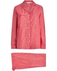 Derek Rose - Jacquard Roses Pyjama Set - Lyst