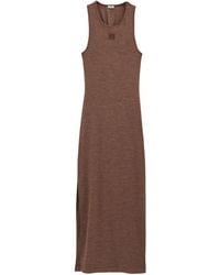 Loewe - Wool-Blend Anagram Tank Maxi Dress - Lyst