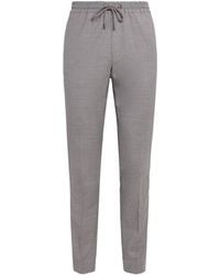 Pal Zileri - Stretch-Wool Drawstring Trousers - Lyst