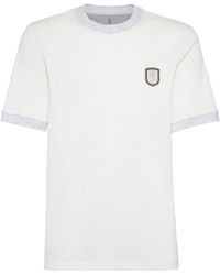 Brunello Cucinelli - Tennis Badge T-shirt - Lyst