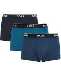 BOSS - Cotton-Stretch Power Trunks - Lyst