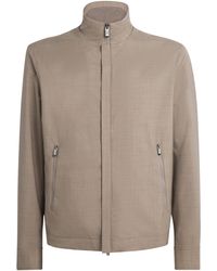 Paul & Shark - Wool-Silk Bomber Jacket - Lyst
