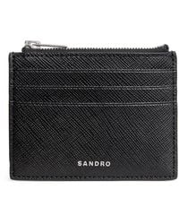 Sandro - Leather Card Holder - Lyst