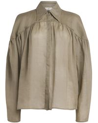 BITE STUDIOS - Long-Sleeve Ruffled Blouse - Lyst