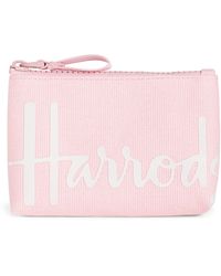 Harrods - Cotton Logo Coin Purse - Lyst