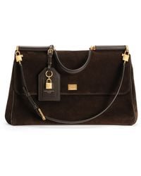 Dolce & Gabbana - Suede My Sicily Top-Handle Bag - Lyst
