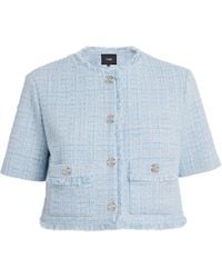 Maje - Tweed Cropped Jacket - Lyst