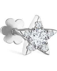 Maria Tash - And Diamond Star Threaded Stud Earring - Lyst