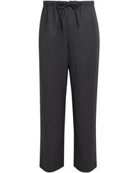 LE17SEPTEMBRE - Wool-Blend Drawstring Trousers - Lyst