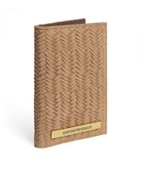 Emporio Armani - Leather Embossed Card Holder - Lyst