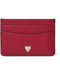 Aspinal of London - Leather Logo Card Holder - Lyst