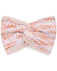 Missoni - Knot-Front Zigzag Headband - Lyst
