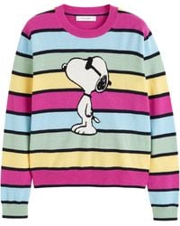 Chinti & Parker - Breton Striped Snoopy Sweater - Lyst