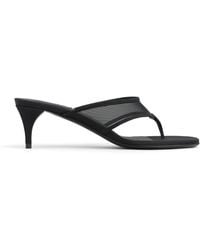 Alaïa - Mesh Thong Mules 55 - Lyst